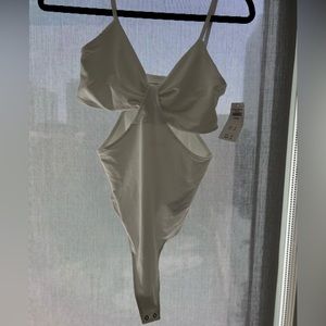 Abercrombie & Fitch Soft A&F Collection KeyHole Thong Bodysuit